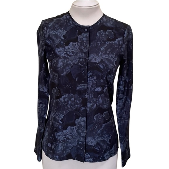 Elizabeth And James Floral Print Silk Top Romantic Size XS - Picture 5 of 9